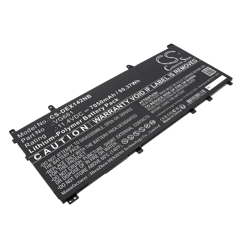 Notebook battery DELL Alienware X14 R1