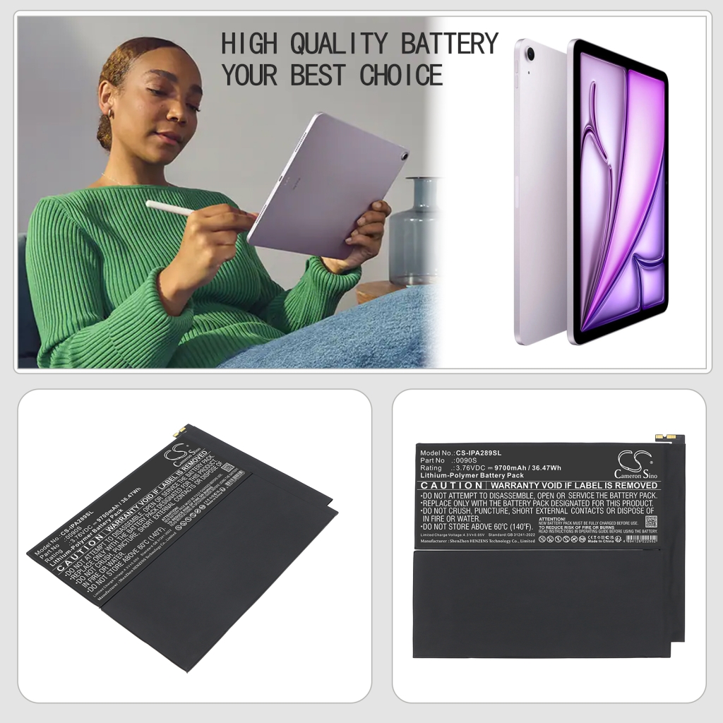 Tablet Battery Apple CS-IPA289SL