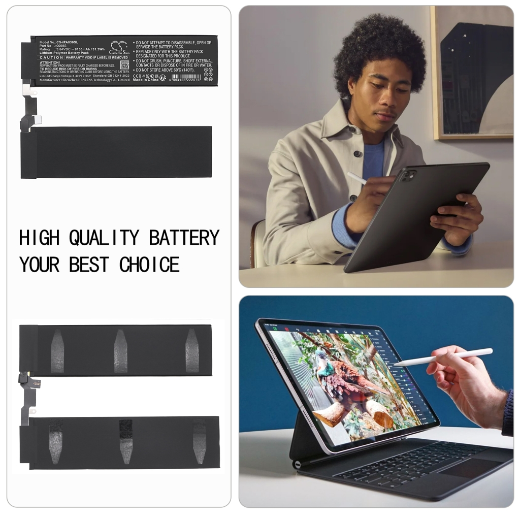Tablet Battery Apple CS-IPA836SL