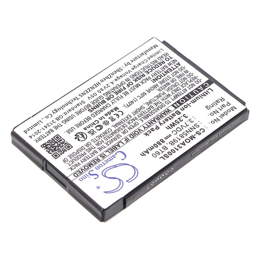 Mobile Phone Battery Radiwow CS-MOA3100SL