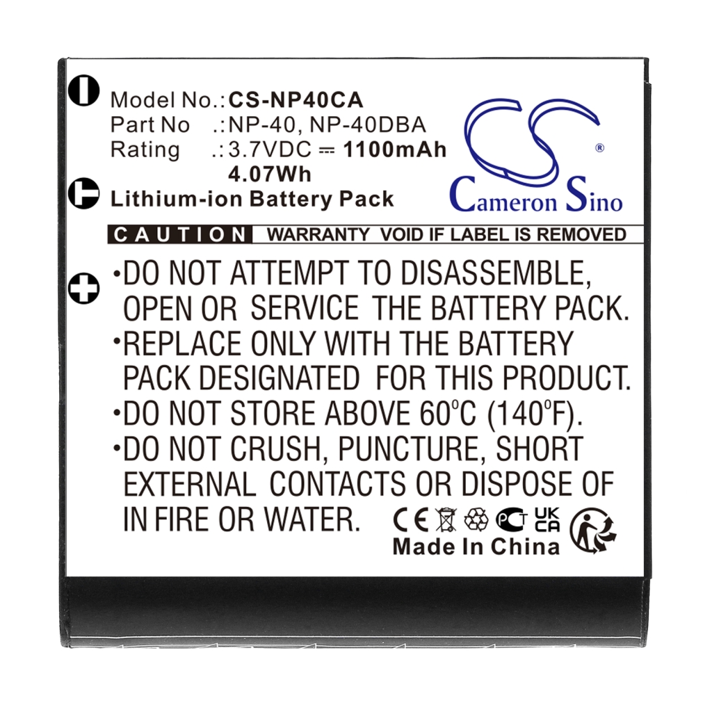 Camera Battery Casio CS-NP40CA