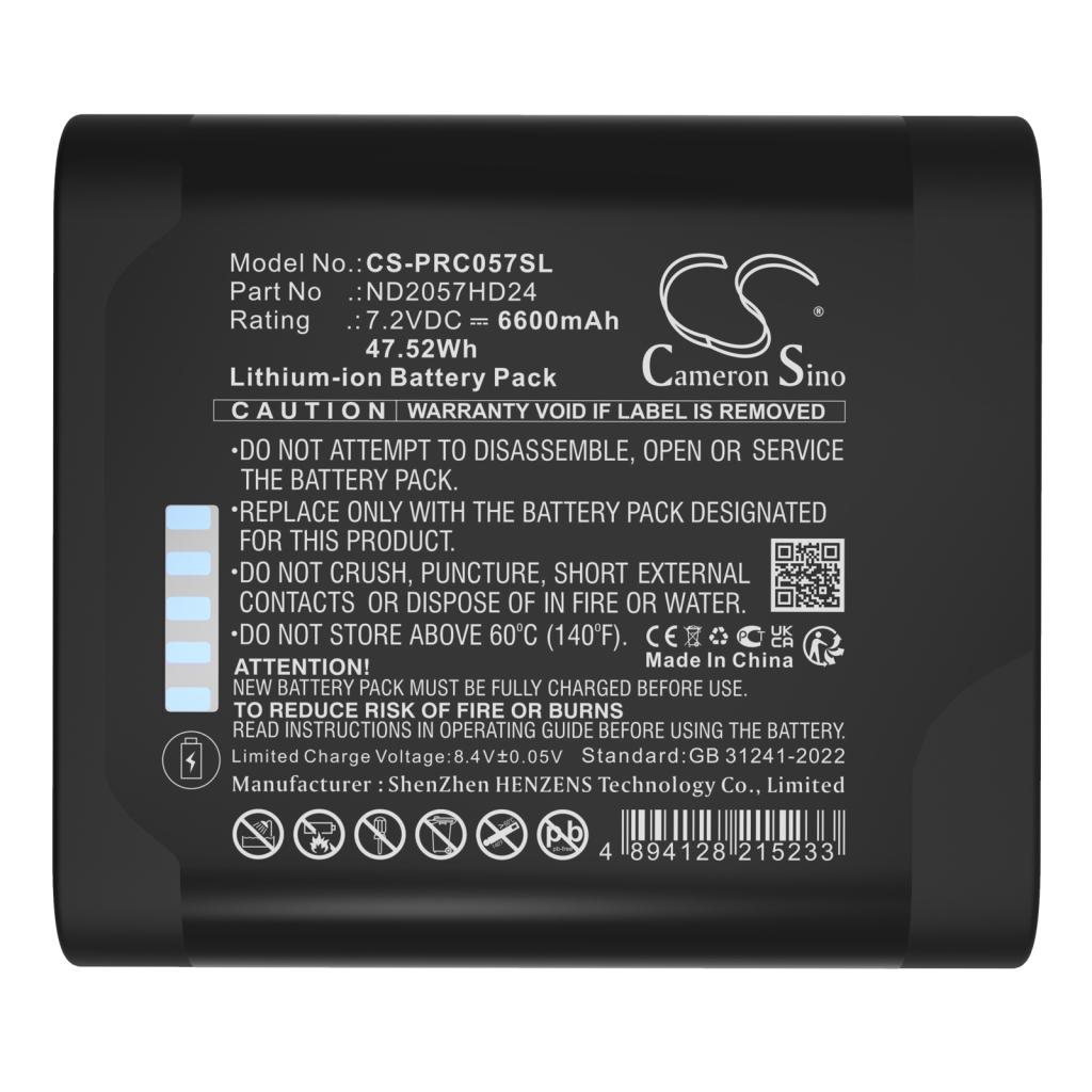 Power Tools Battery Coolview CS-PRC057SL