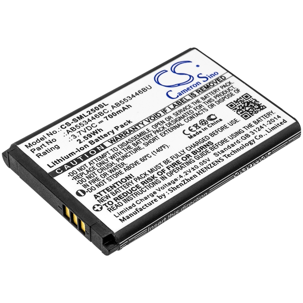 Batterie de téléphone portable Samsung Diva Folder