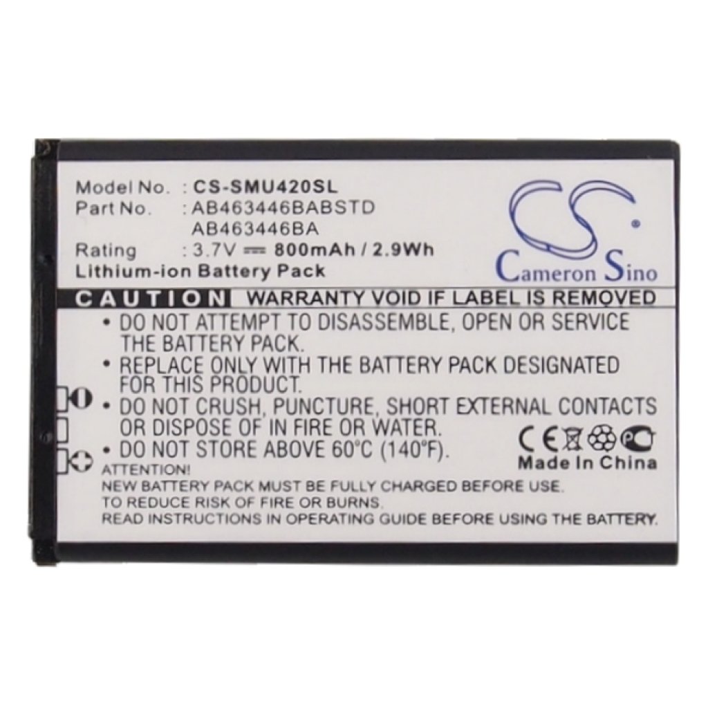 Batterie de téléphone portable Samsung JetSet R550