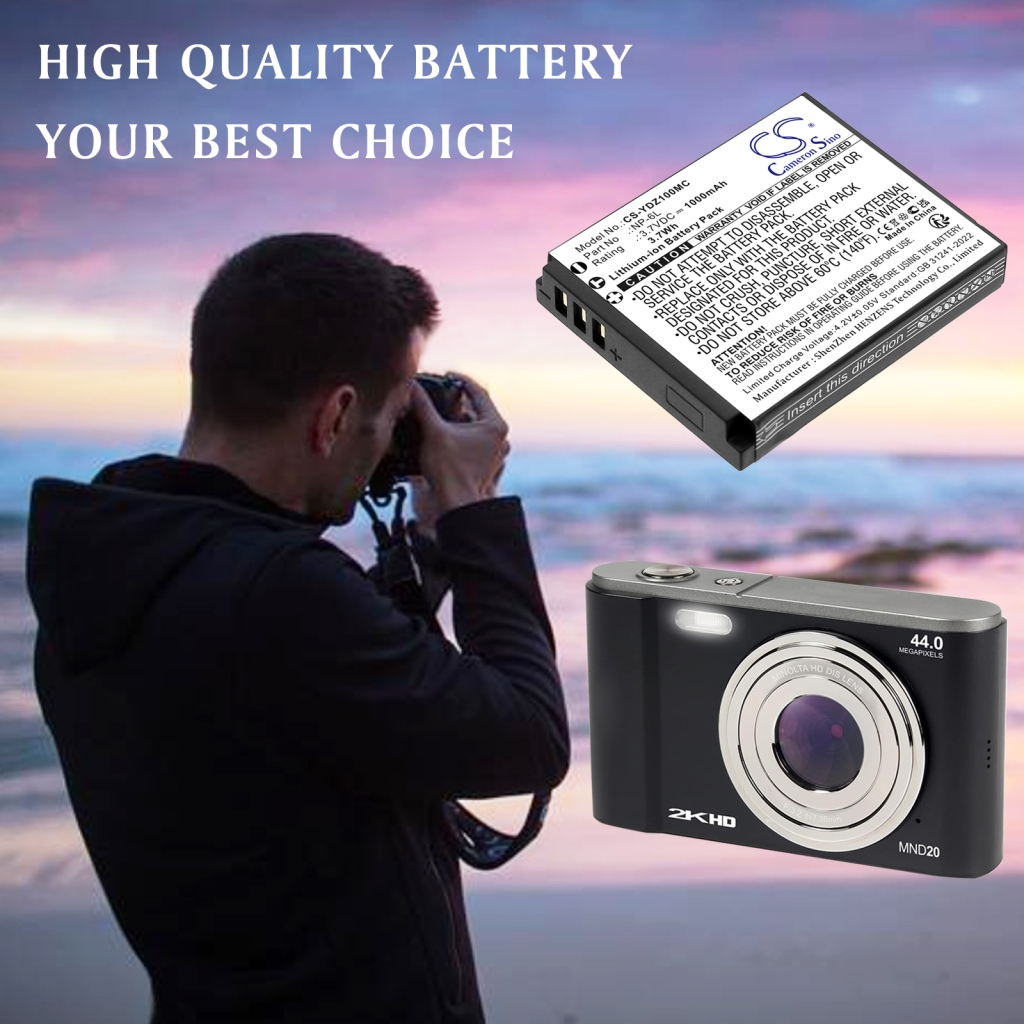 Camera Battery Generic CS-YDZ100MC