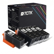 TCTK Ink Cartridges C-525BK 2-pack Black compatible with Canon PIXMA IP4850 IP4950 IX6550 MG5150 MG5250 MG5350 MG6150 MG6250 MG8150 MG8250 MX715 MX885 MX895