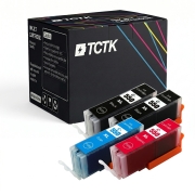 TCTK Cartouches d'encre PGI-550XL lot de 2 Noir compatible avec Canon PIXMA IP 7200 7240 7250 8700 8720 8750, pour PIXMA IX 6800 6850, pour PIXMA MG 5400 5450 5500 5550 5600 5650, remplace 6443B001