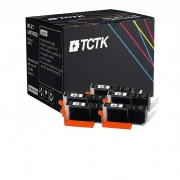 TCTK Ink Cartridges C-526BK 4-pack Black compatible with Canon PIXMA IP4850 IP4950 IX6550 MG5150 MG5250 MG5350 MG6150 MG6250 MG8150 MG8250 MX715 MX885 MX895