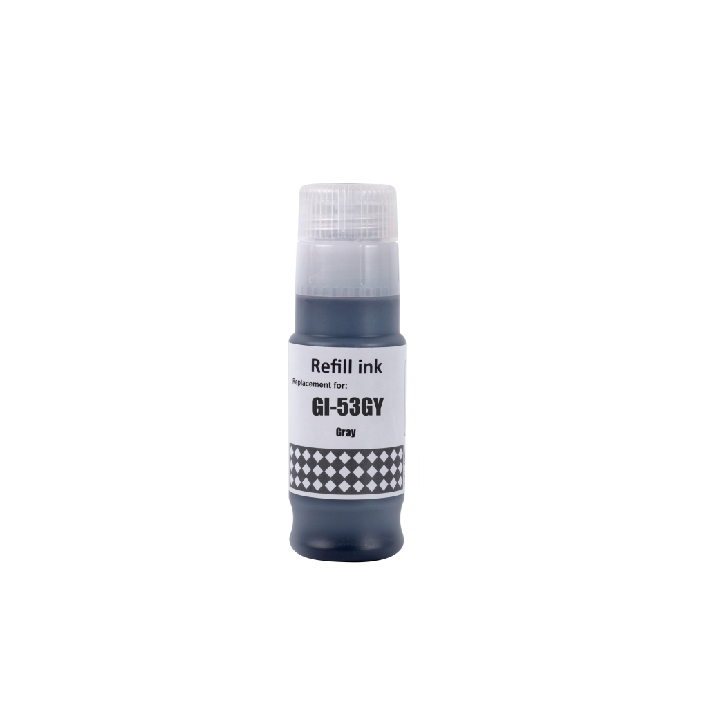 Compatible avec Canon GI-53GY / 70ml Encre Gris (Encre d'impression)