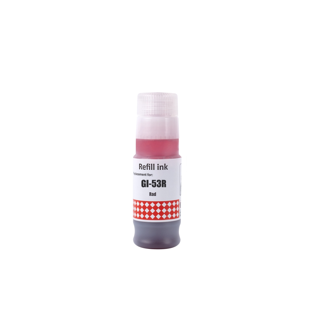 Compatible avec Canon GI-53R / 70ml Encre Rouge (Encre d'impression)