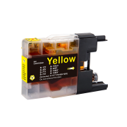 Compatible avec Brother LC12 / 12ml Encre Jaune (Cartouches d'encre)