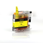 Compatible avec Brother LC125Y / 15ml Encre Jaune (Cartouches d'encre)