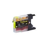 Compatible avec Brother LC17 / 19ml Encre Jaune (Cartouches d'encre)
