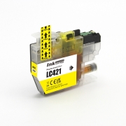 Compatible avec Brother LC421XLY / 10ml Encre Jaune (Cartouches d'encre)