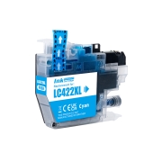 Compatible avec Brother LC422XLC / 19ml Encre Cyan (Cartouches d'encre)