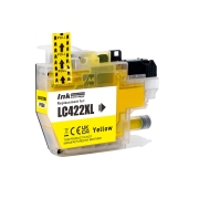 Compatible avec Brother LC422XLY / 19ml Encre Jaune (Cartouches d'encre)