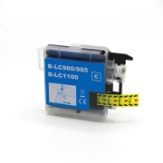 Compatible avec Brother LC980 / 12ml Encre Cyan (Cartouches d'encre)