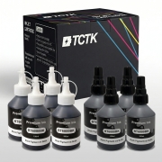 TCTK Ink Cartridges 100mlBT6000BK BT6000BK 8-pack 4x Black 4x Cyan compatible with Brother DCP-T300 DCP-T500W DCP-T700W MFC-T800W