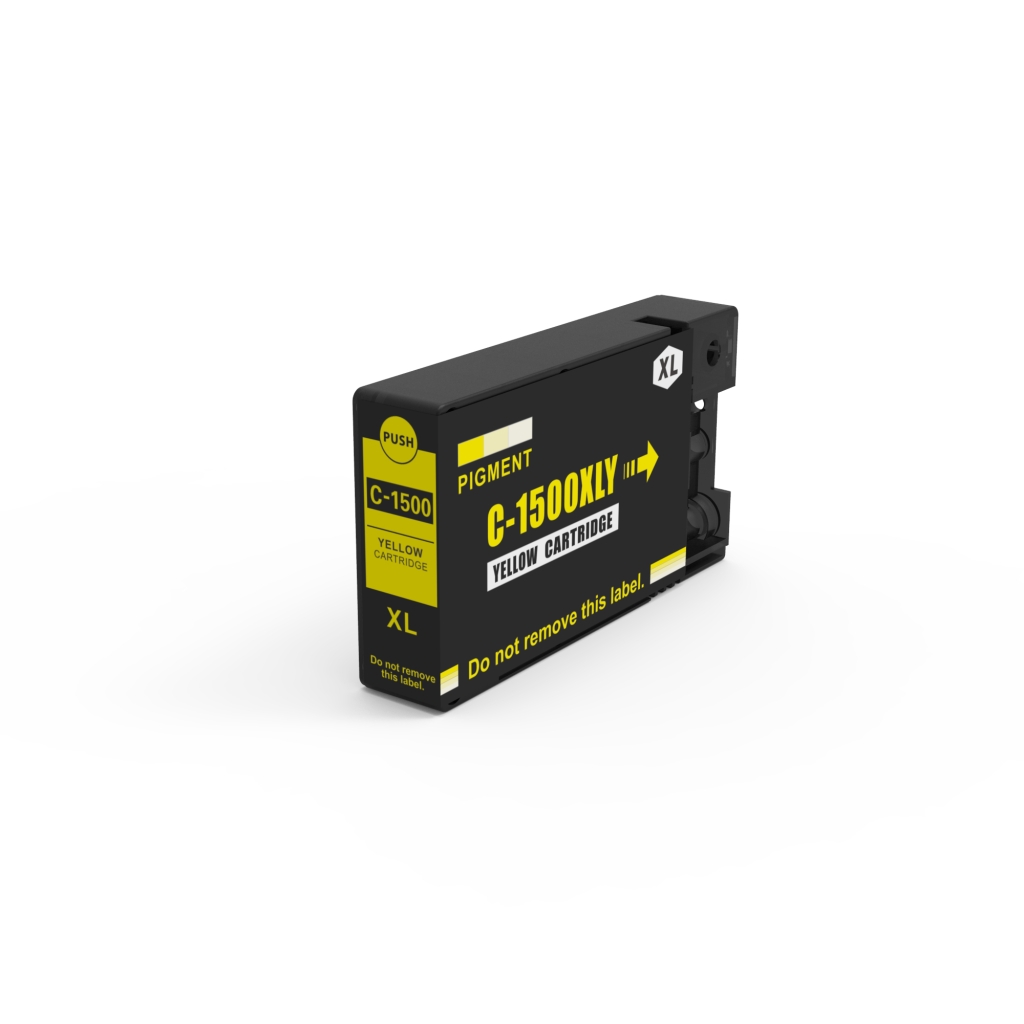 Compatible avec Canon PGI-1500XLY / 13ml Encre Jaune (Cartouches d'encre)