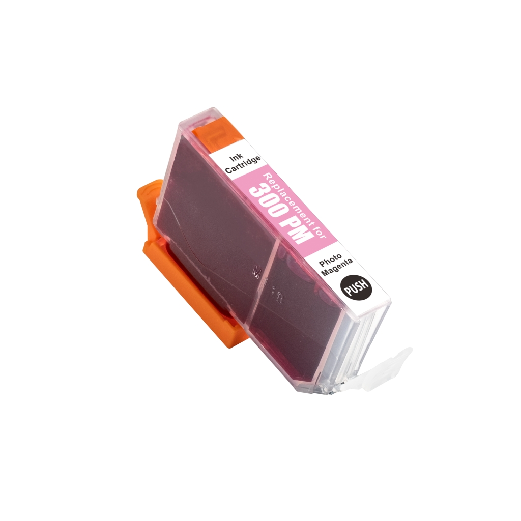 Compatible avec Canon PFI-300PM / 14.5ml Encre Magenta photo (Cartouches d'encre)