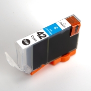Compatible avec Canon CLI-42C / 14ml Encre Cyan (Cartouches d'encre)