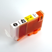Compatible avec Canon CLI-42Y / 14ml Encre Jaune (Cartouches d'encre)