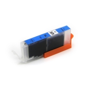 Remplacement compatible pour Compatible avec Canon CLI-571XLC / 12ml Encre Cyan (Cartouches d'encre)