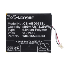 Remplacement de batterie compatible pour Amazon 58-000083,58-000151,MC-265360-03