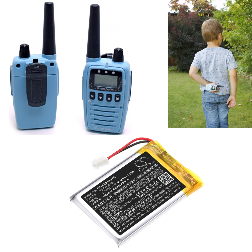Batteries Two-Way Radio Battery CS-ABR133TW