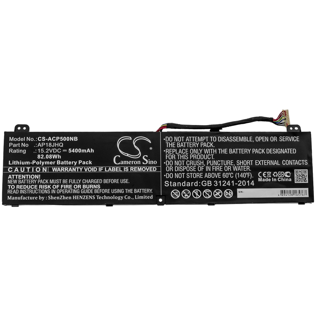 Batterie pour ordinateur portable Acer CS-ACP500NB