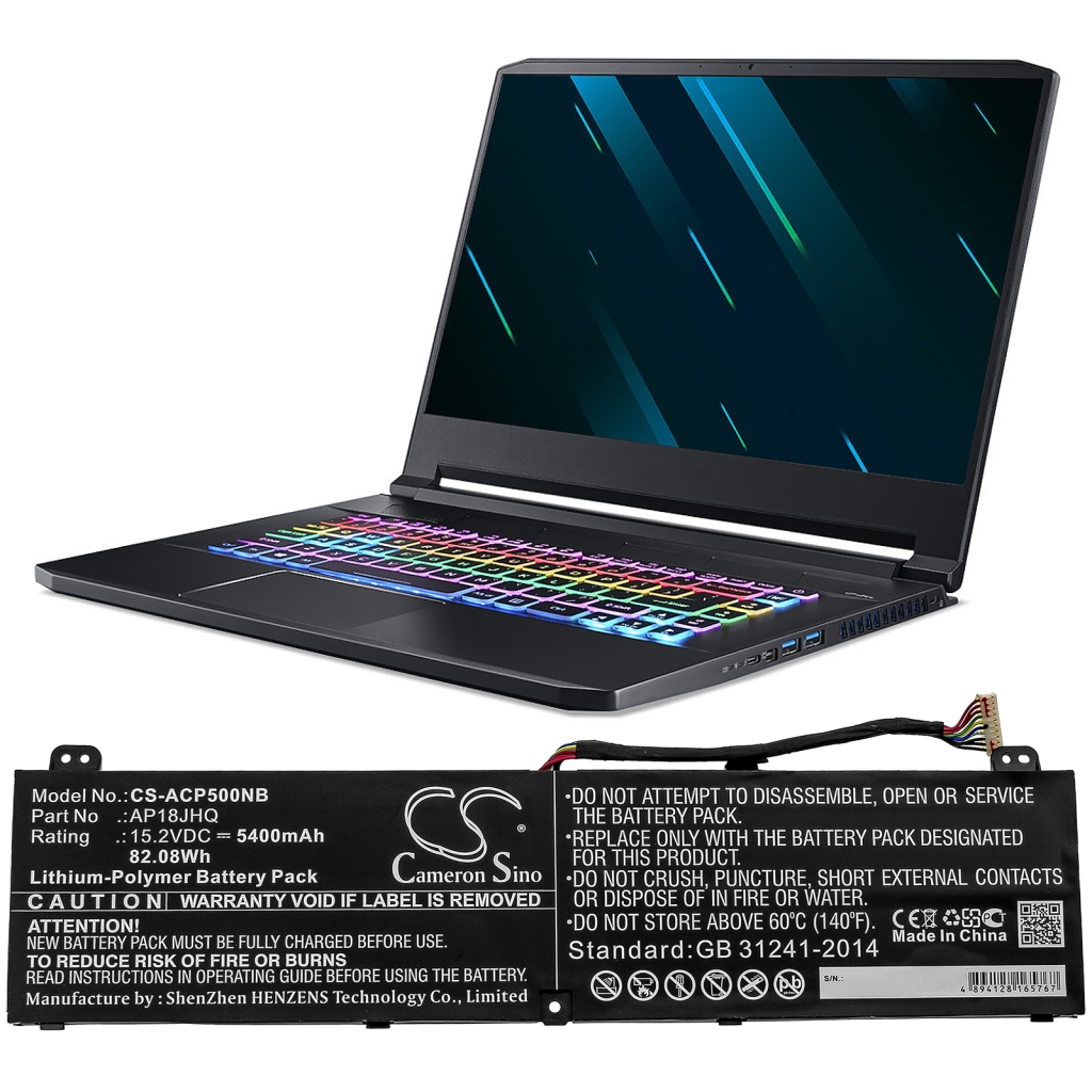 Batterie pour ordinateur portable Acer CS-ACP500NB