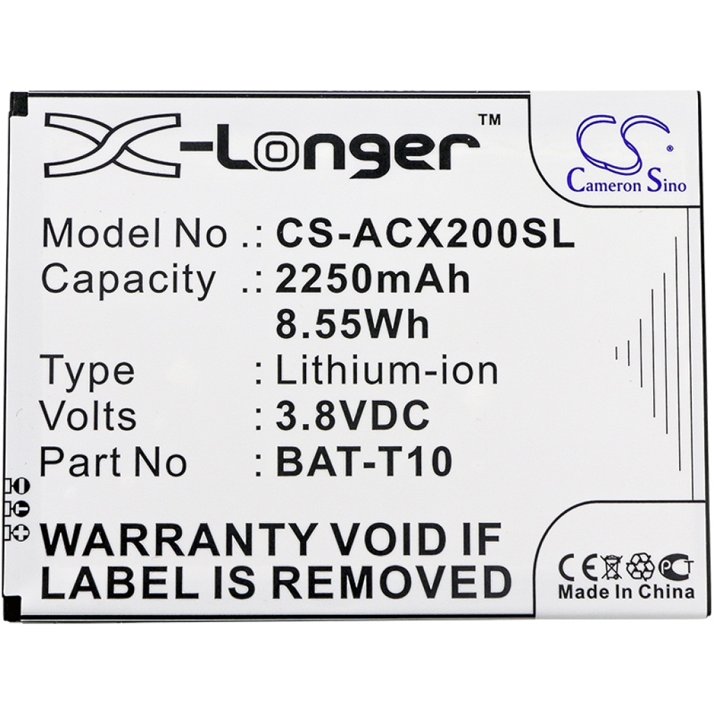 Batterie compatible avec Acer CS-ACX200SL