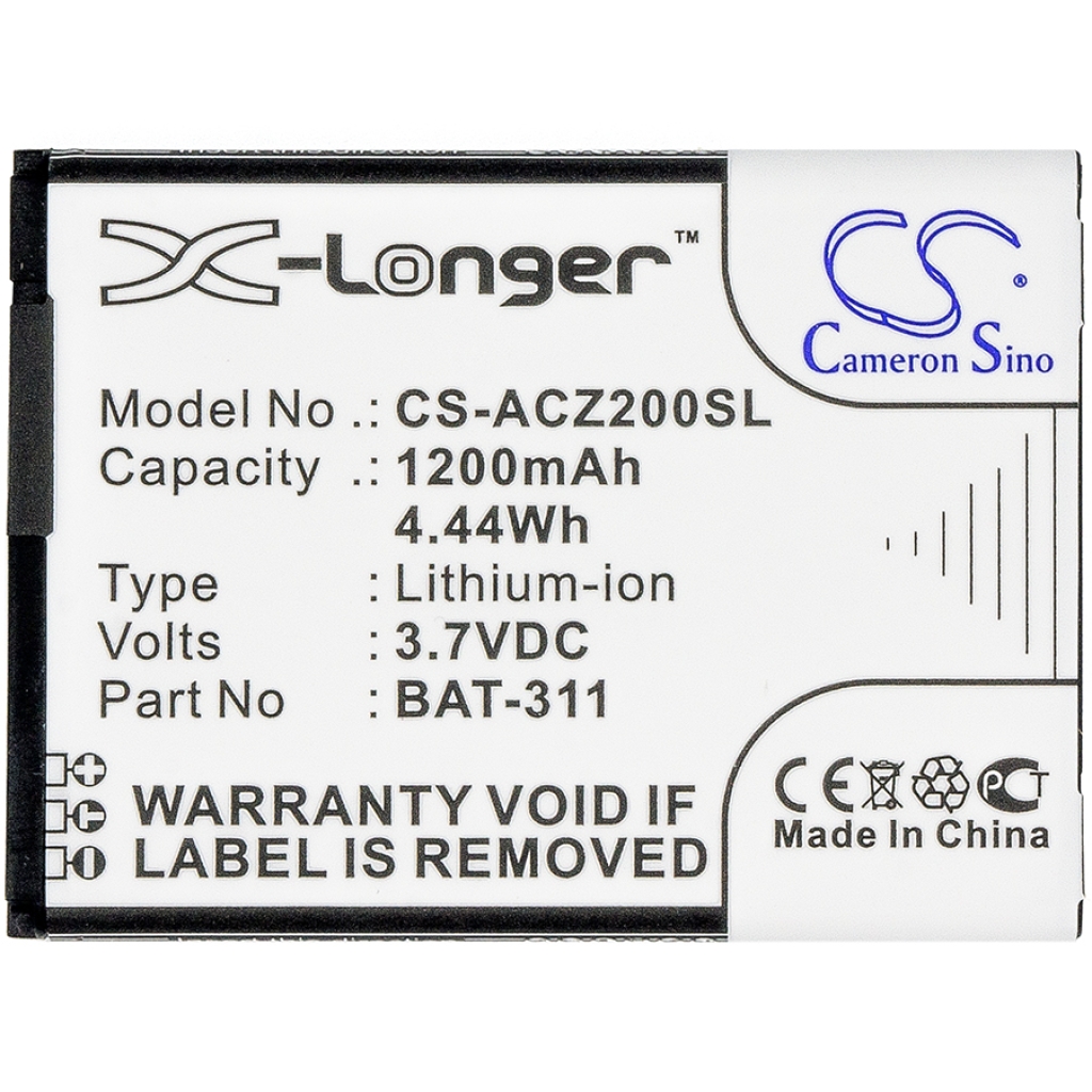 Batterie de téléphone portable Acer CS-ACZ200SL