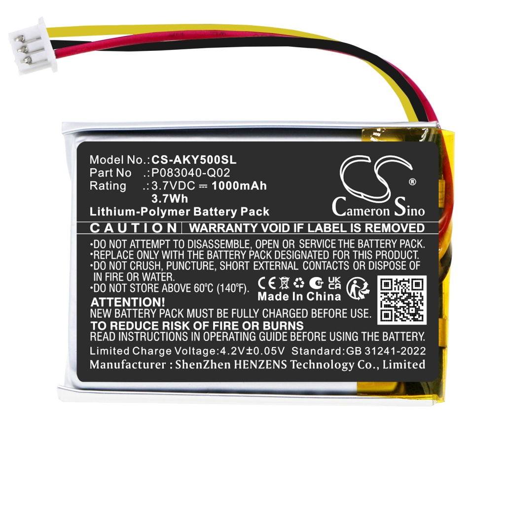 Batterie Remplace P083040-Q02