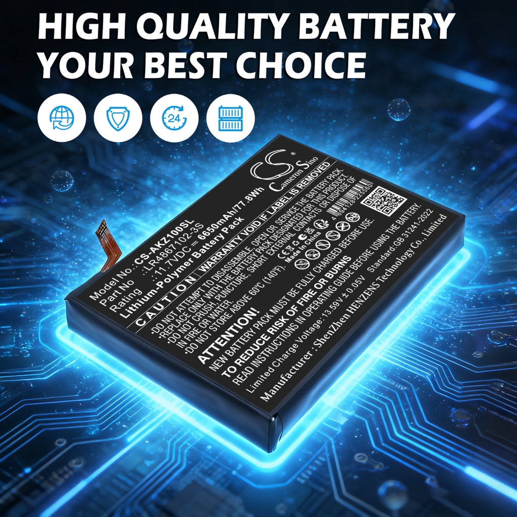 Batterie compatible avec Aokzoe CS-AKZ100SL