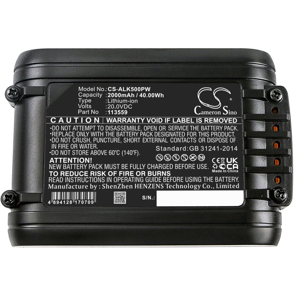 Batterie industrielle Rockwell CS-ALK500PW