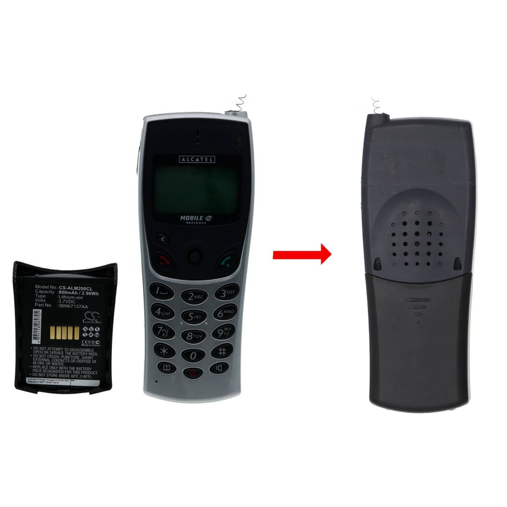 Alcatel Batterie de téléphone sans fil CS-ALM200CL