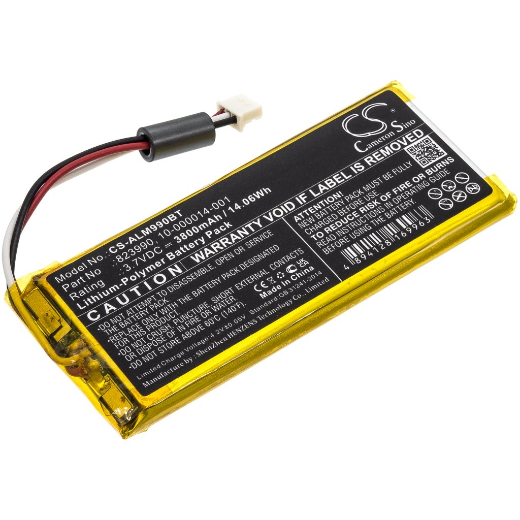 Batterie de caméra de sécurité domestique 2gig CS-ALM990BT