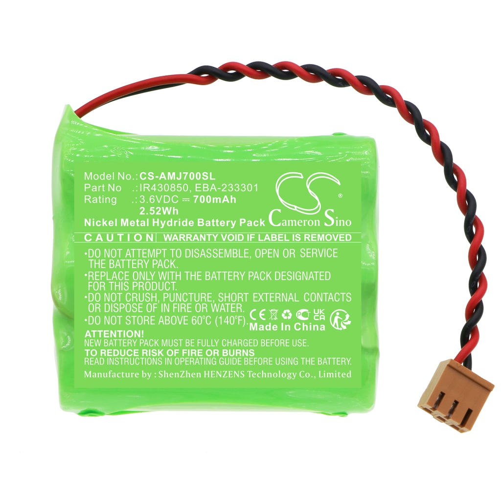 Batterie de l'horloge de pointage Amano CS-AMJ700SL