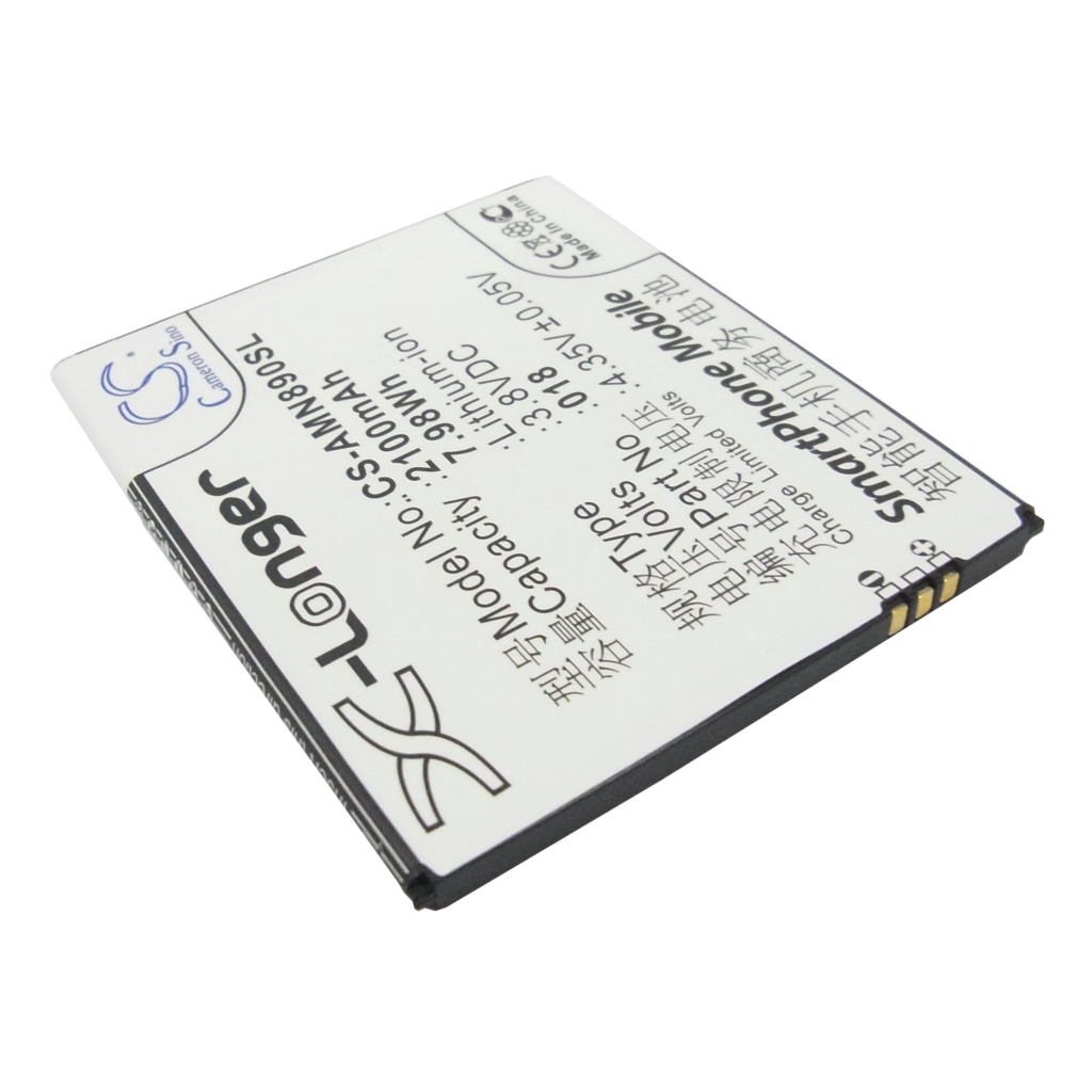 Contacts de batterie prismatique, X-Longer 2100mAh 3,8V