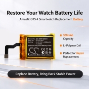 Batterie compatibleWith Batterie Smartwatch