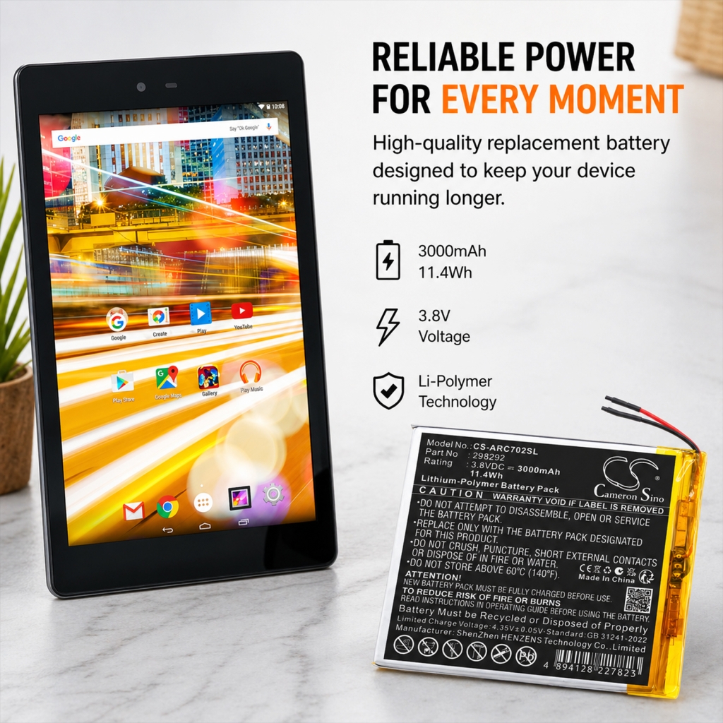 Batterie compatible avec Archos CS-ARC702SL