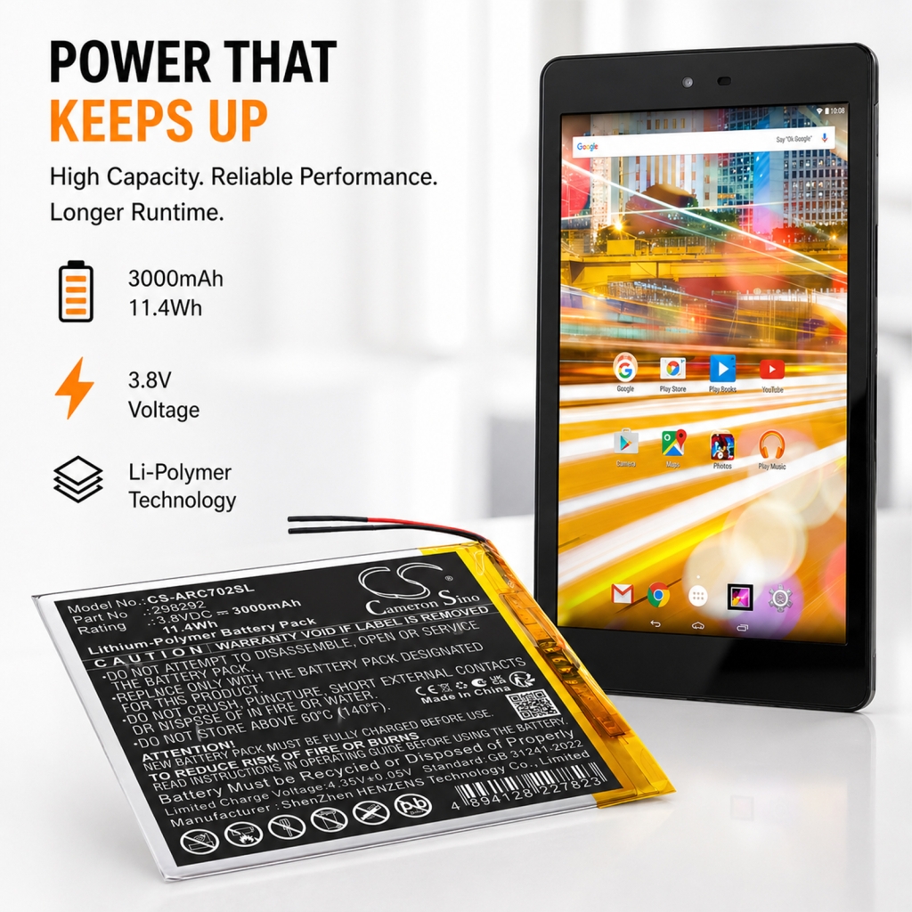 Batterie compatible avec Archos CS-ARC702SL