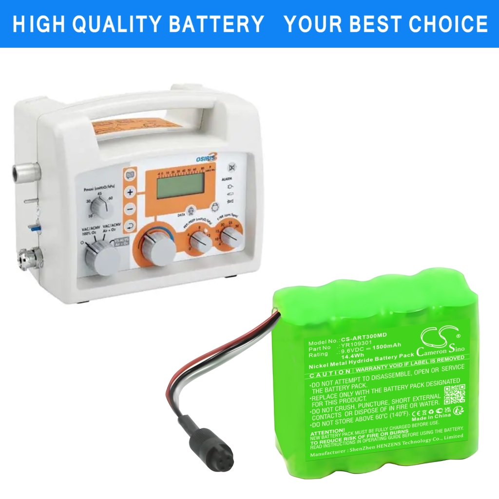 Batterie médicale Air liquide CS-ART300MD