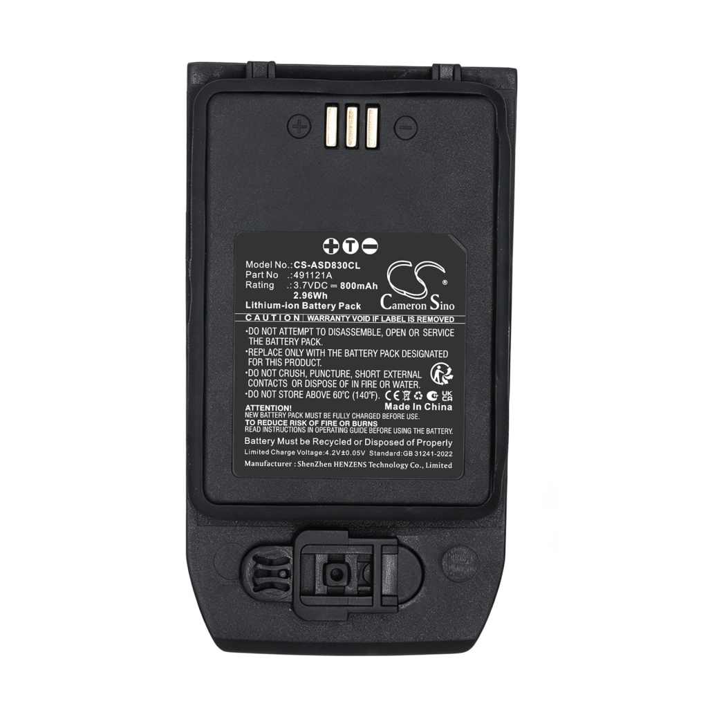Batteries compatible avec Ascom D83 D83 Messenger Talker CS-ASD830CL