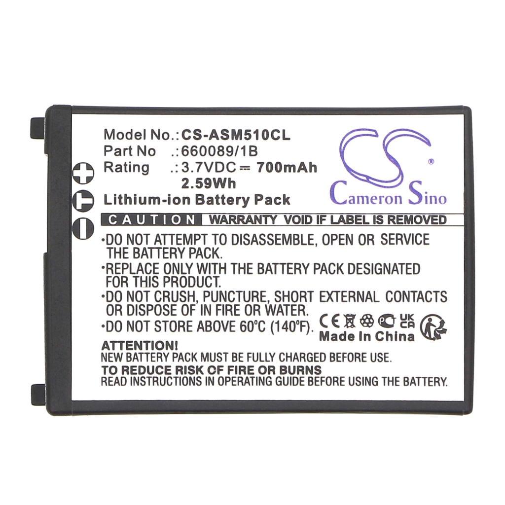 Ascom Batterie de téléphone sans fil CS-ASM510CL