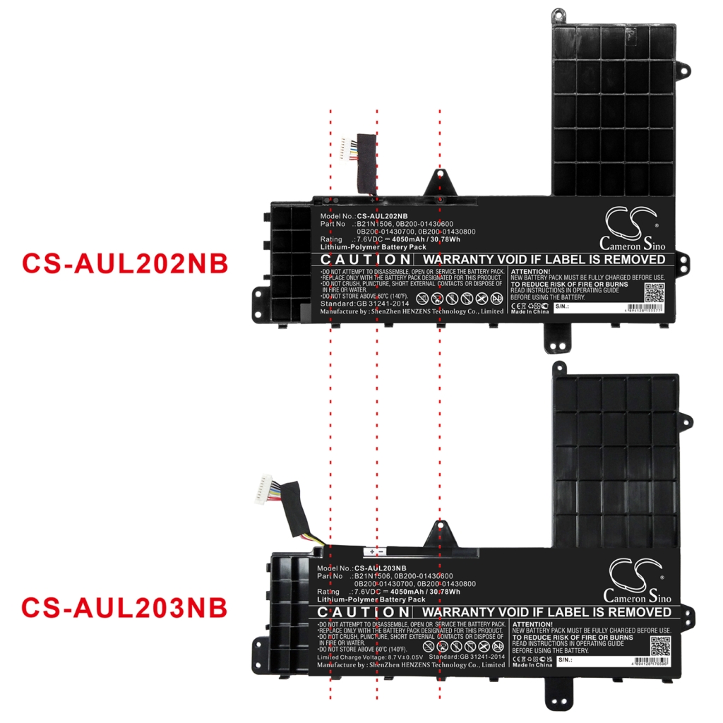 Notebook battery Asus E502NA-GO113T