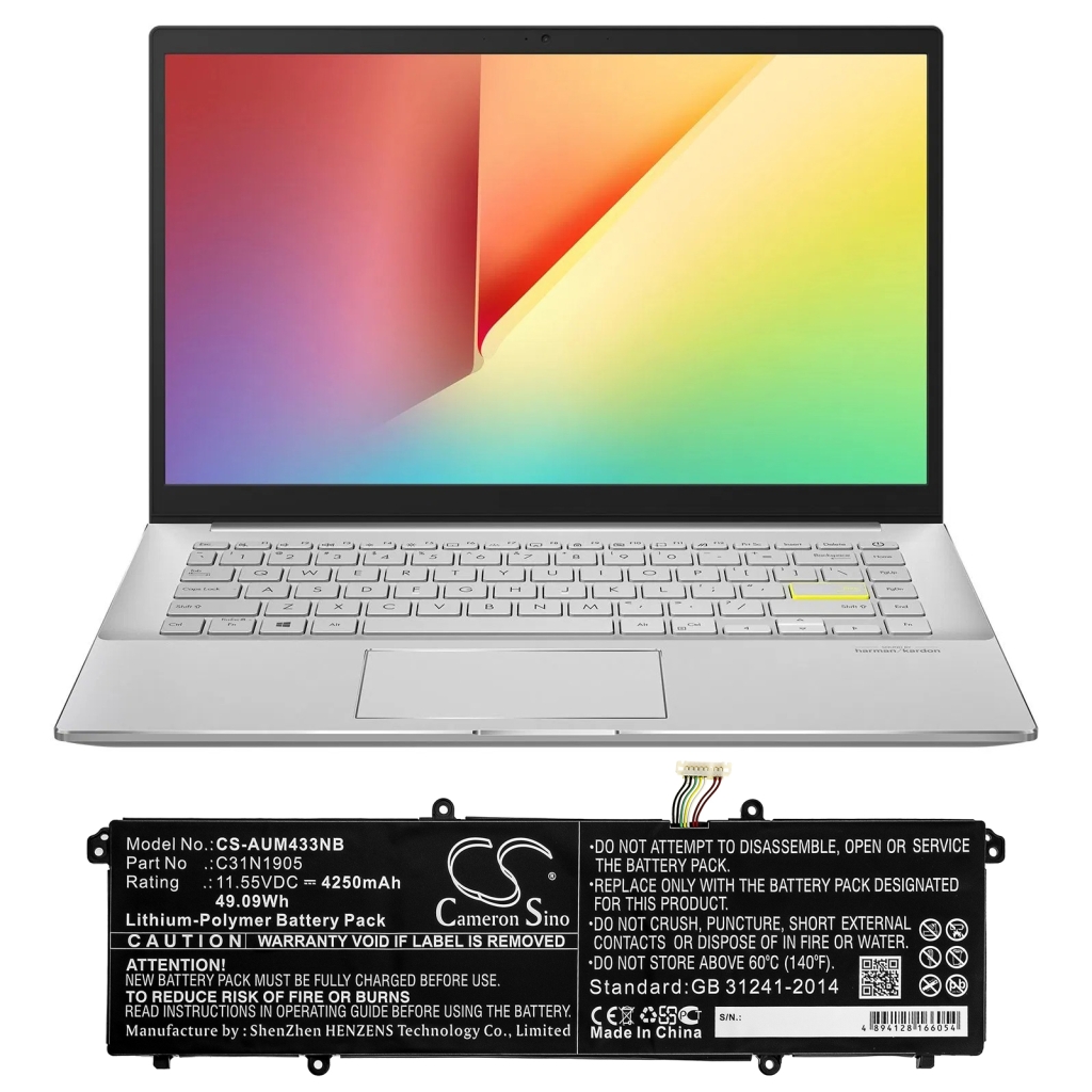 Notebook battery Asus VivoBook S14 S433IA-EB40