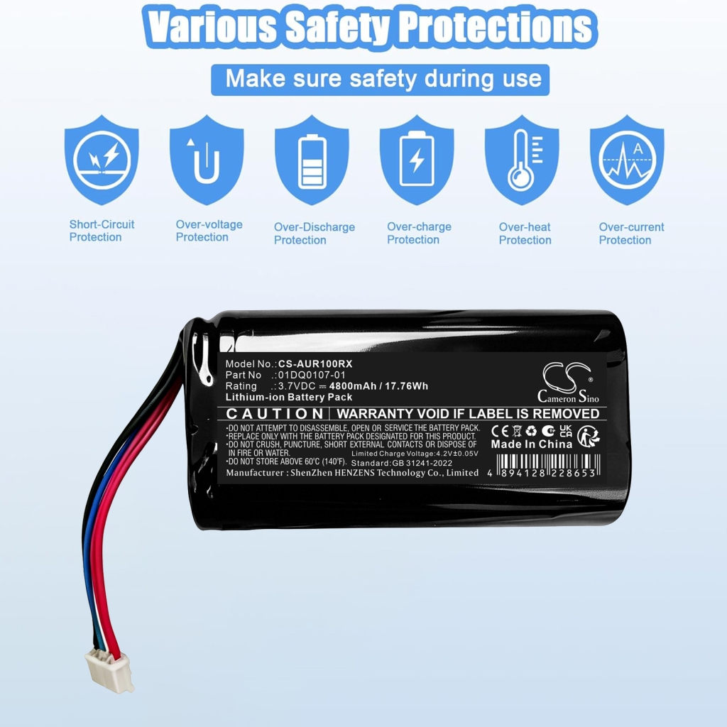 Batterie compatible avec Autel CS-AUR100RX