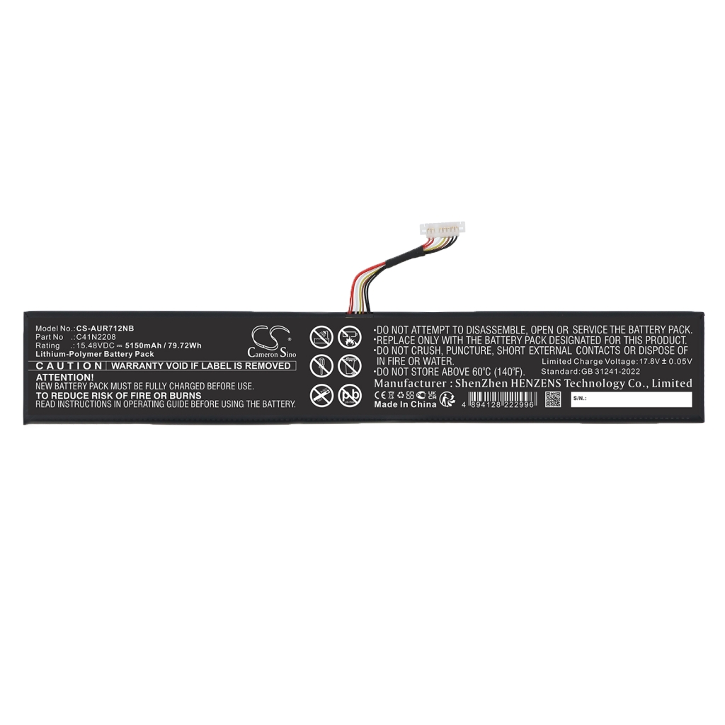 Batterie pour ordinateur portable Asus CS-AUR712NB